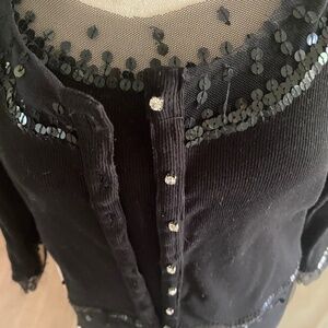 Basil & Maude Embellished Twin Set size M